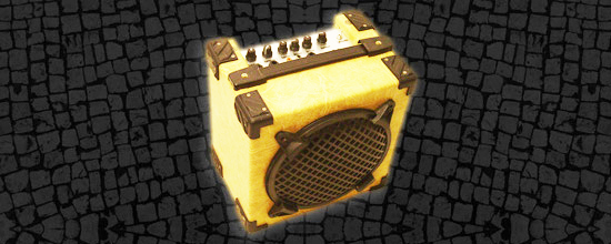 Amplificador portatil para guitarra 20w x 8 pulgadas